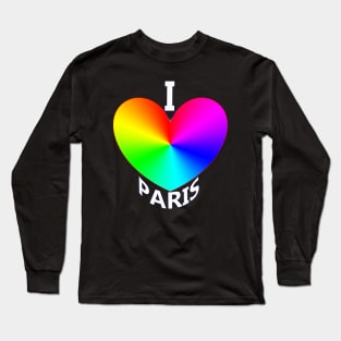 I Love Paris Long Sleeve T-Shirt